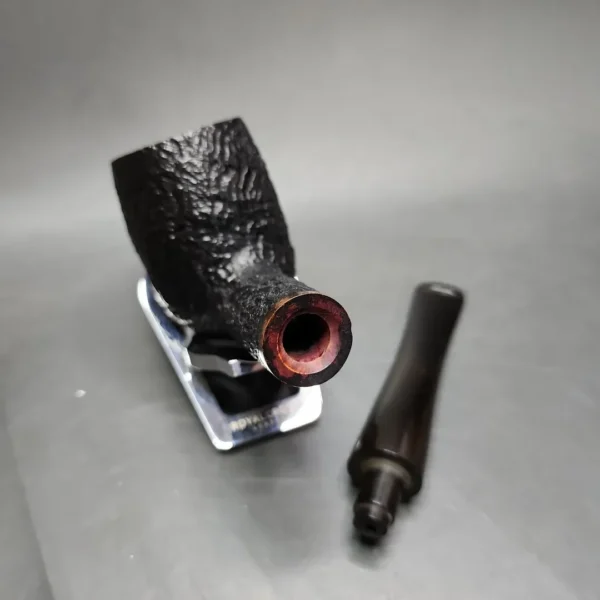 Reuben Era Charatan's Make 42 Large Sandblasted Billiard Estate Briar Pipe, English Estates - Image 11