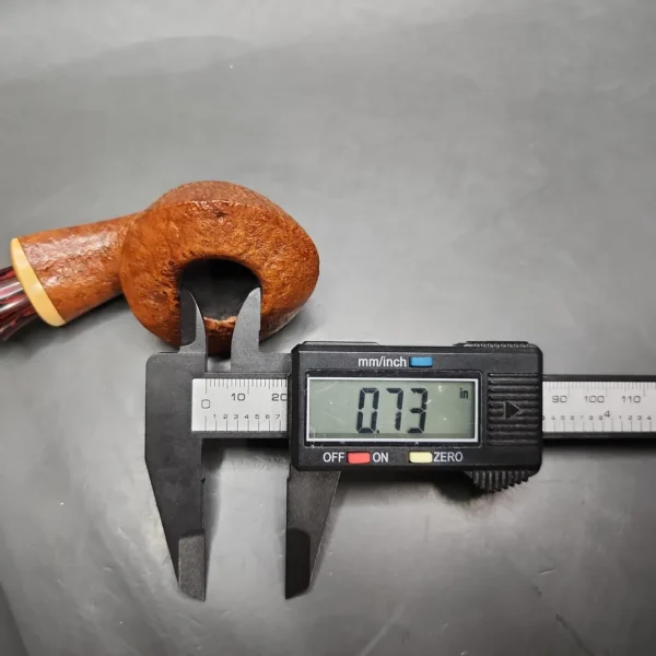 2011 Adam Davidson Sandblasted Amoeba Estate Briar Pipe, American Estates - Image 11