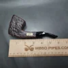 Savinelli Collection 1985 Sandblasted Panel Dublin Estate Briar Pipe, 6mm, Italian Estates - Image 11
