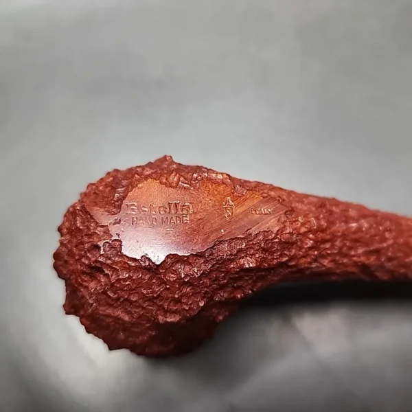 Savinelli Estella Freehand Rusticated Brandy Estate Briar Pipe, Unsmoked - Image 11