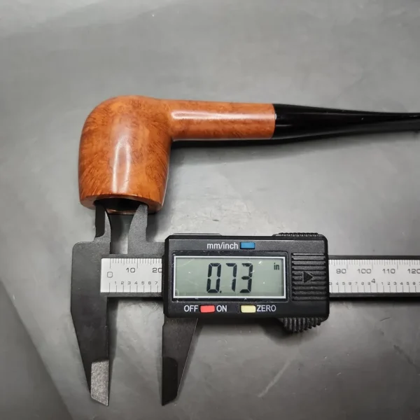 MT Natural Smooth Straight Billiard Estate Briar Pipe, Dutch Estates - Image 11