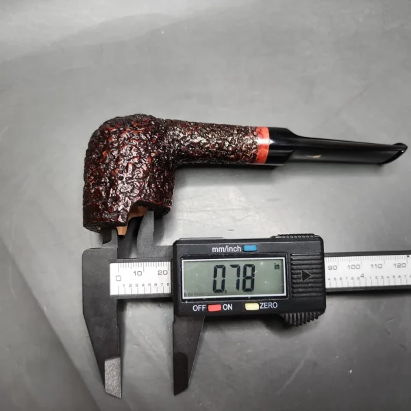 Mastro Geppetto Rusticato Rusticated Estate Briar Pipe, Unsmoked - Image 11