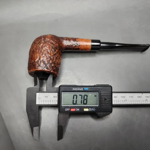 John Peel by Barling Sandblasted Billiard Estate Briar Pipe, English Estates - Image 11
