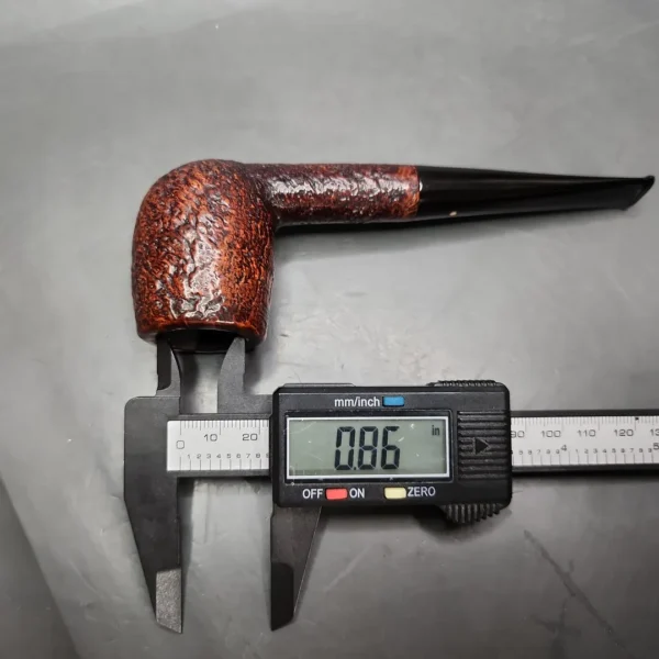 1965 Dunhill Shell LBS 4S Sandblasted Billiard Estate Briar Pipe, English Estates - Image 11