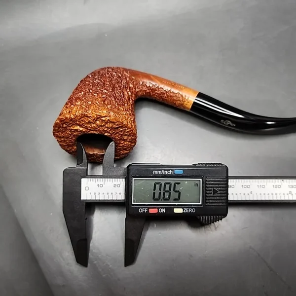 Don Carlos 2 Note Rusticated Bent Dublin Estate Briar Pipe, Italian Estates - Image 11