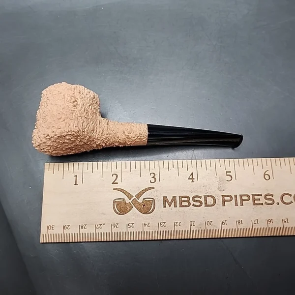 Pipe Tristan Rusticated Shape 55 Handmade Briar Pipe, New - Image 11