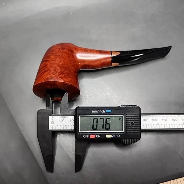 Vauen by Barontini Smooth Hawkbill Estate Briar Pipe, Unsmoked, 9mm - Image 11