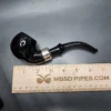 Peterson System Ebony 302 Bent Apple Estate Briar Pipe, Irish Estates - Image 11