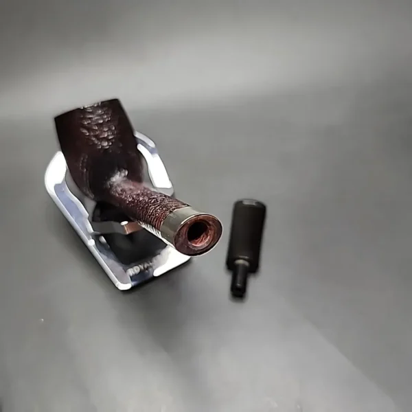 Sasieni Four Dot Amesbury Rusticated Canadian Estate Briar Pipe, English Estates - Image 11