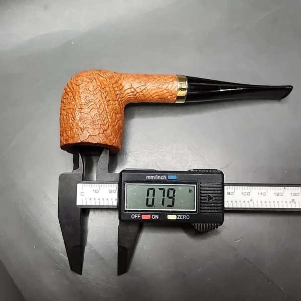 Novelli Sandblasted Billiard Estate Briar Pipe, Italian Estates - Image 11