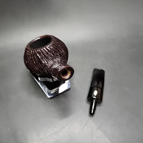 GBD Colossus Rockroot 9643 Rusticated Diplomat Estate Briar Pipe, English Estates - Image 11