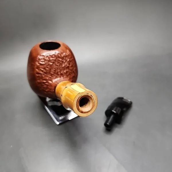 2003 Julius Vesz Hand Cut Bamboo Brandy Estate Briar Pipe, Canadian Estates - Image 11
