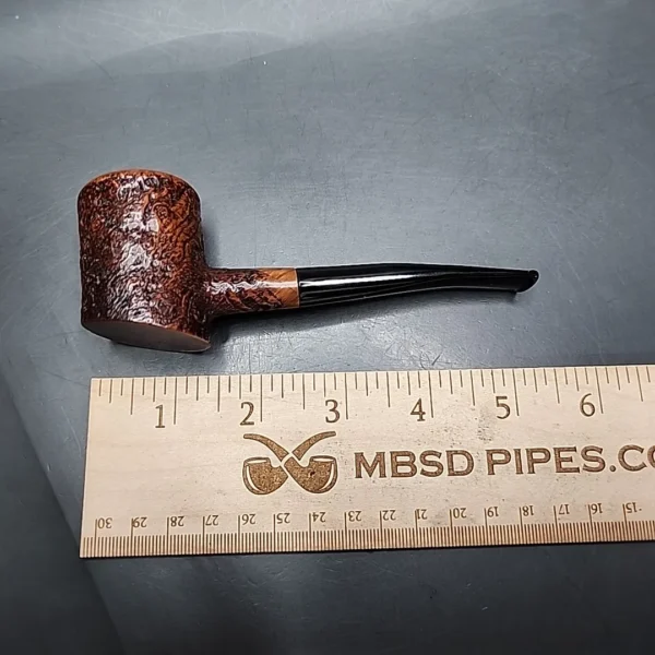 Dunhill Shell 6475 Sandblasted Poker Estate Briar Pipe, English Estates - Image 11