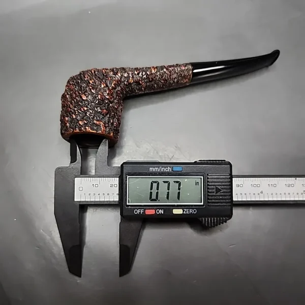 Castello Sea Rock Briar Rusticated Zulu Estate Briar Pipe, Italian Estates - Image 11