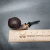 Petr Pohludka Sandblasted Ball Estate Briar Pipe, 9mm, Unsmoked - Image 11