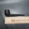 Wilshire Three Dots Rusticated Billiard Estate Briar Pipe, Swiss Estates - Image 11