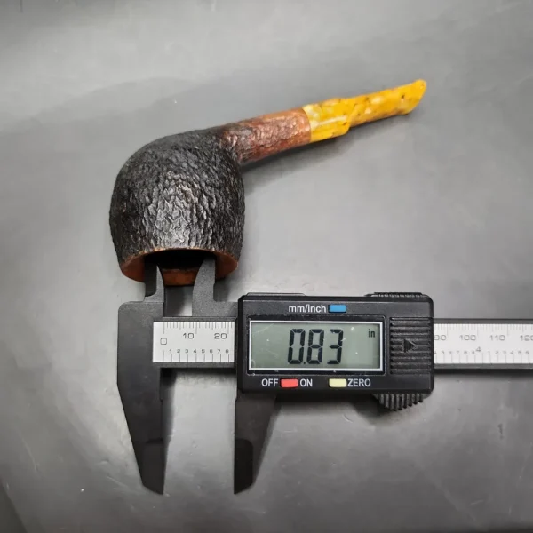 U-Briar Rusticated Anse Estate Briar Pipe, American Estates - Image 11