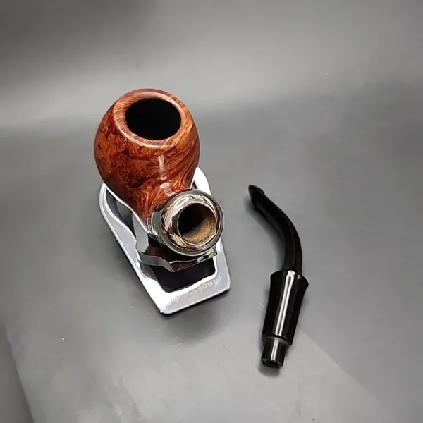 Peterson System Standard 302 Smooth Bent Apple Estate Briar Pipe, Irish Estates - Image 12