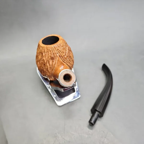 Rolando Negoita Walnut Carved Oom Paul Estate Briar Pipe, American Estates - Image 12