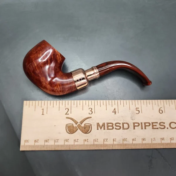 Peterson 2024 Christmas Pipe 221 Smooth Bent Billiard Briar Pipe, FT, New - Image 12