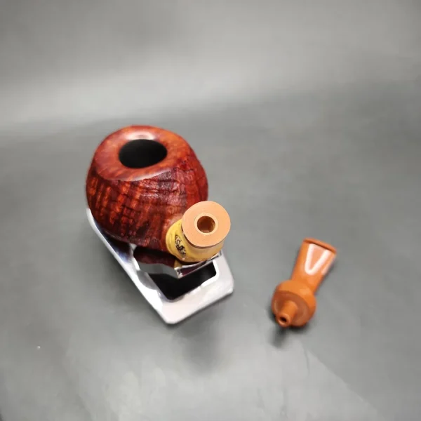 Xin Li Sandblasted Scoop Handmade Briar Pipe, New - Image 12