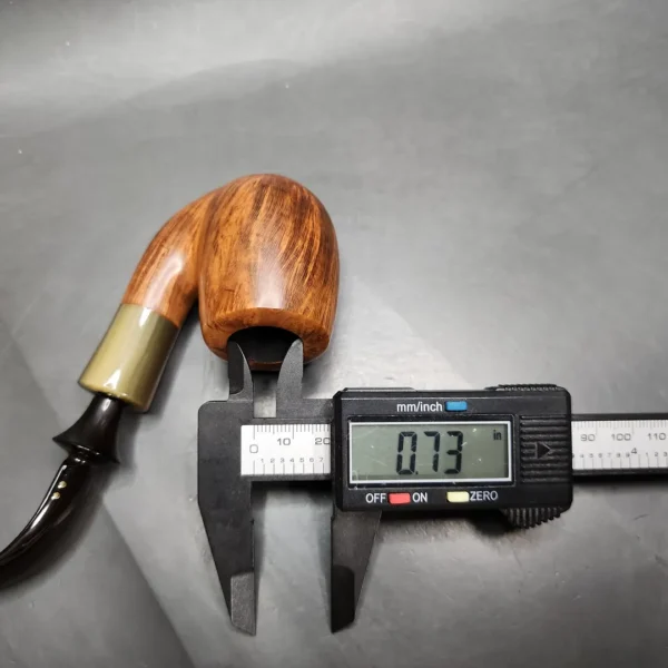 Savinelli Nonpareil 9614 Smooth Oom Paul Estate Briar Pipe, Italian Estates - Image 12