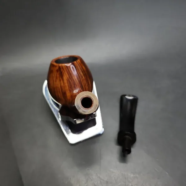Hans Former Nielsen Smooth Brandy w/ Horn Estate Briar Pipe, Danish Estates - Image 12