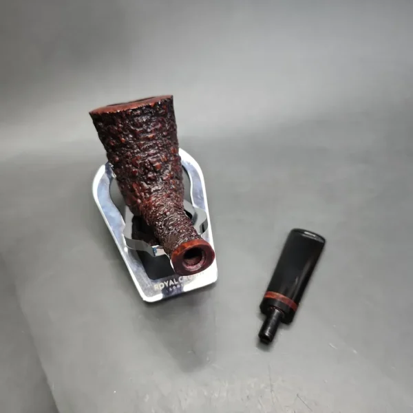 Paolo Becker Rusticated Zulu Estate Briar Pipe, Italian Estates - Image 12