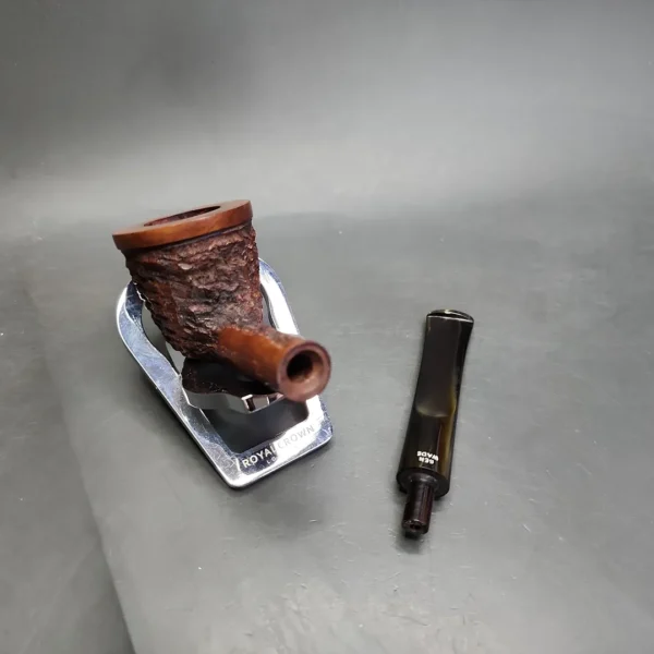 Ben Wade Ovation 21 Rusticated Dublin Estate Briar Pipe, English Estates - Image 12