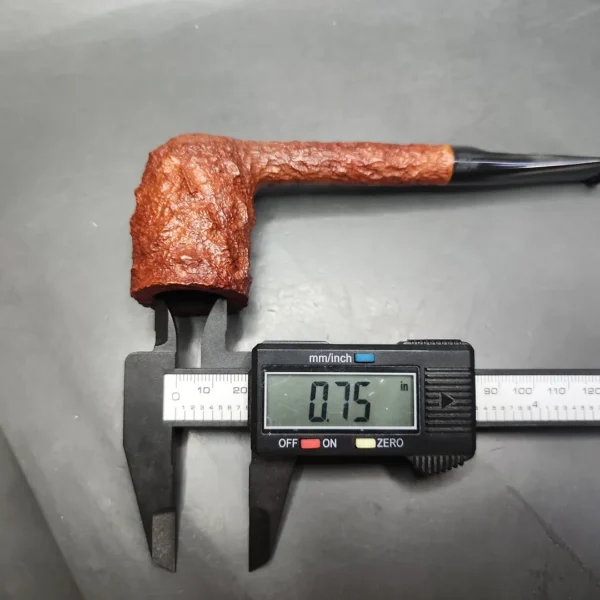 Savinelli Estella 704 KS Rusticated Billiard Estate Briar Pipe, Unsmoked - Image 12