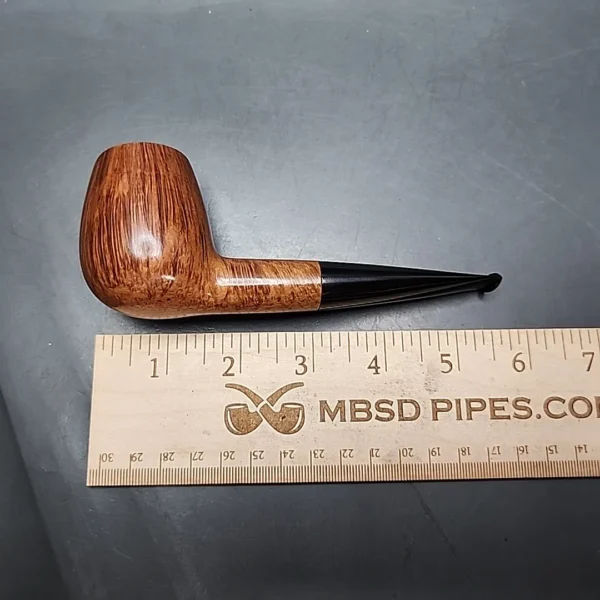 WO Larsen Straight Grain Pearl Smooth Brandy Estate Briar Pipe, Danish Estates - Image 12