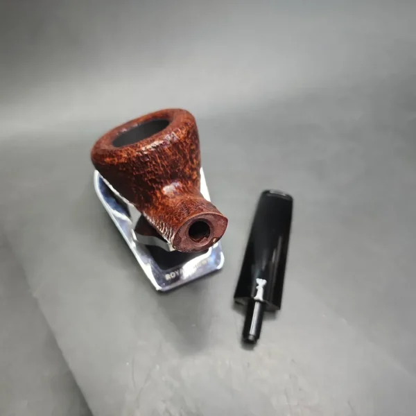 Savinelli Hercules 316 EX Rusticated Bent Pot Briar Pipe, New - Image 12