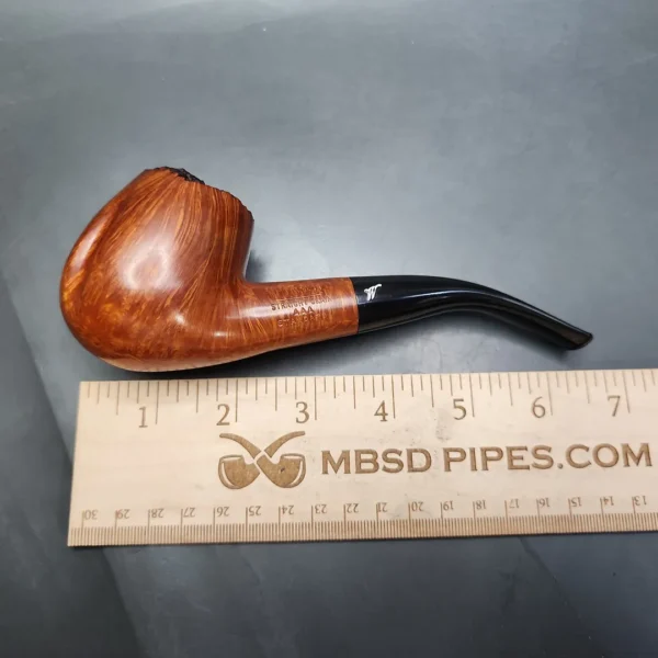 Willmer AAA Straight Grain Bent Apple Estate Briar Pipe, English Estates - Image 12