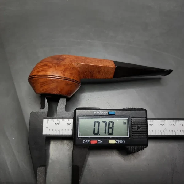 1960 Dunhill Root Briar O Squat Bulldog Estate Briar Pipe, English Estates - Image 12