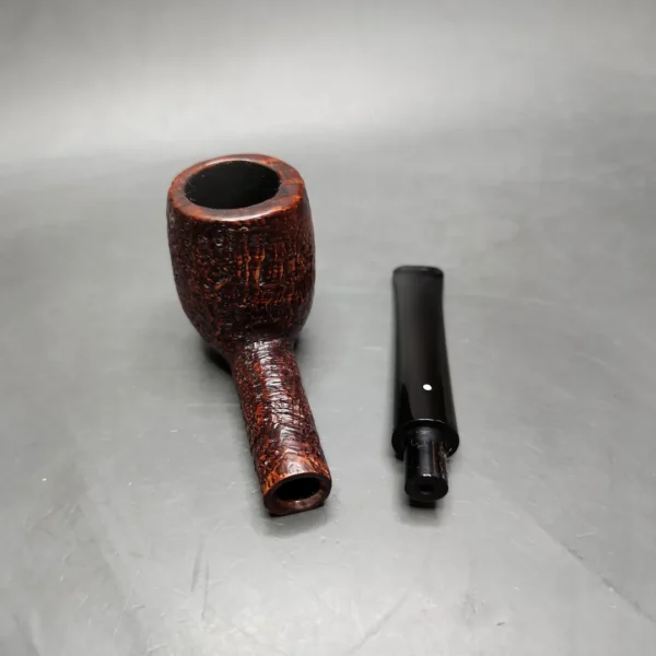 1965 Dunhill Shell LBS 4S Sandblasted Billiard Estate Briar Pipe, English Estates - Image 12