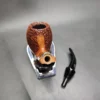 Mastro De Paja Unica Partially Rusticated Brandy Estate Briar Pipe, Italian Estates - Image 12