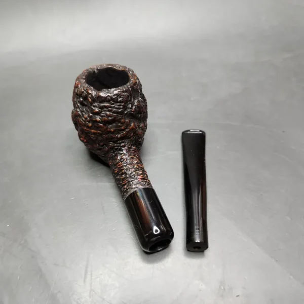 Castello Sea Rock SB 23F Rusticated Apple Estate Briar Pipe, Italian Estates - Image 12