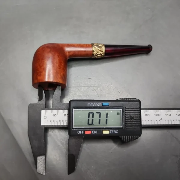 Pre-Kaywoodie KBB Blue Line Bakelite Billiard Estate Briar Pipe, Unsmoked - Image 12