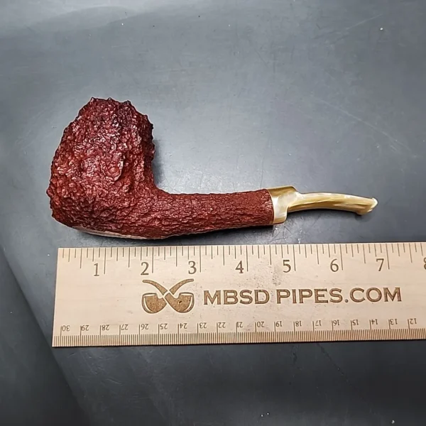 Savinelli Estella Freehand Rusticated Brandy Estate Briar Pipe, Unsmoked - Image 12