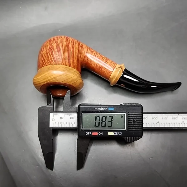 Tommaso Spanu 1999 F2 Smooth Calabash Estate Briar Pipe, Unsmoked - Image 12