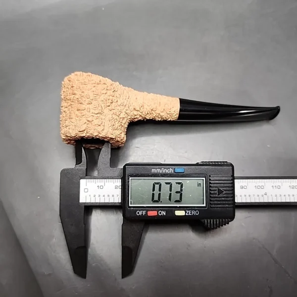Pipe Tristan Rusticated Shape 55 Handmade Briar Pipe, New - Image 12