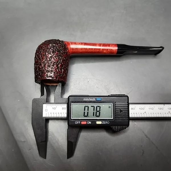 Mastro Geppetto Rusticato Partially Rusticated Lovat Estate Briar Pipe, Unsmoked - Image 12