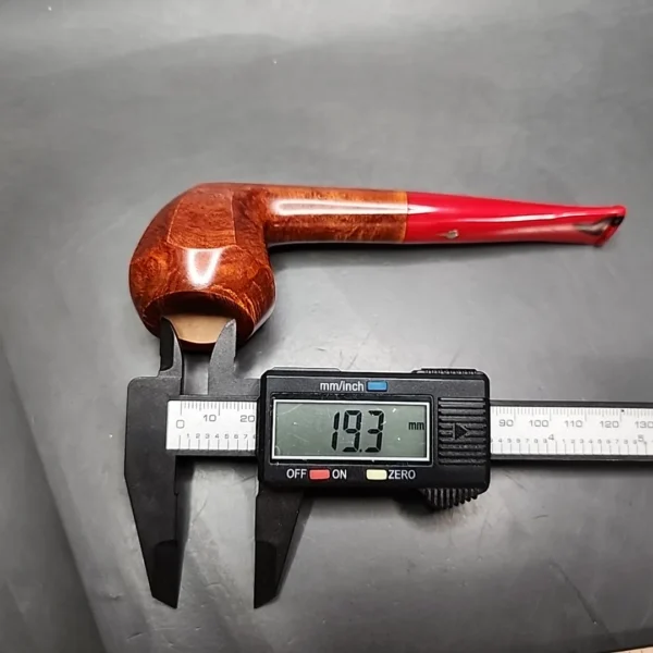 Mastro Geppetto Liscia Smooth Panel Rhodesian Estate Briar Pipe, Unsmoked - Image 12