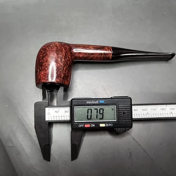 Barling Garnet Grain 6175 Smooth Billiard Estate Briar Pipe, English Estates - Image 12