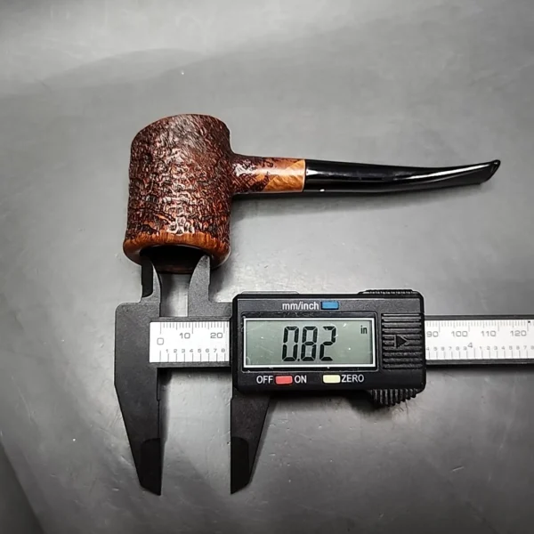 Dunhill Shell 6475 Sandblasted Poker Estate Briar Pipe, English Estates - Image 12