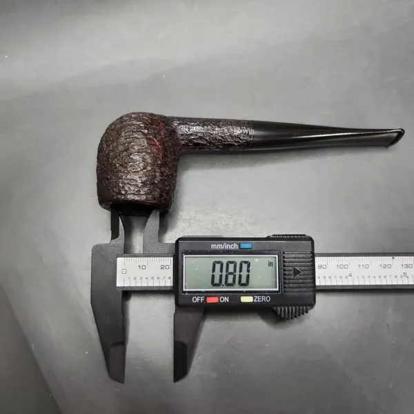Wilshire Three Dots Rusticated Billiard Estate Briar Pipe, Swiss Estates - Image 12