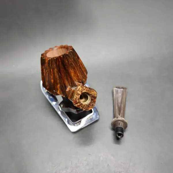 Andrey Kharitonov Smooth Volcano Handmade Briar Pipe, New - Image 12