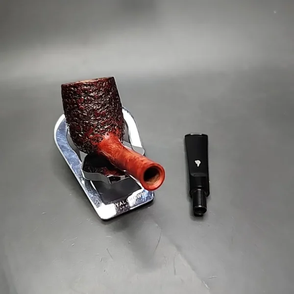 Mastro Geppetto Rusticato Partially Rusticated Lovat Estate Briar Pipe, Unsmoked - Image 13