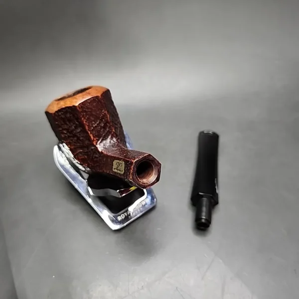Savinelli Collection 1989 Sandblasted Panel Estate Briar Pipe, Italian Estates - Image 13