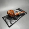 Andrey Kharitonov Smooth Blowfish w/ Mammoth Handmade Briar Pipe, New - Image 13